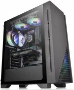 Gabinete Gamer Thermaltake H330 TG, Vidro Temperado, Black