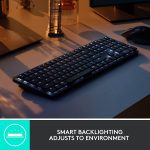 Teclado Mecânico Sem Fio Logitech MX Mechanical, Iluminação - Imagem 8