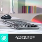 Teclado Mecânico Sem Fio Logitech MX Mechanical, Iluminação - Imagem 9