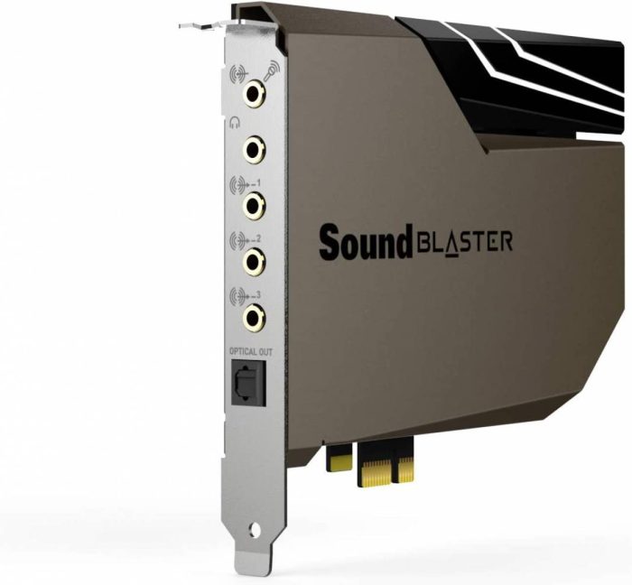 Placa de Som Gamer Creative PCI-E EXPRESS Sound Blaster AE-7 – Net