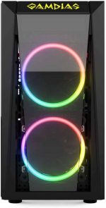 Gabinete Gamer Gamdias Talos E1, Mid Tower, RGB, Lateral em Vidro - Imagem 3