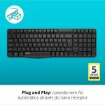 Kit Teclado/mouse Sem Fio Rapoo Preto X1800s - Ra001 - Imagem 5