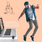 Microfone de Lapela Sem fio Wireless USB FIFINE K031B - Imagem 7