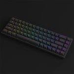 Teclado Gamer Mecânico Akko Double Shot 3068S, Jelly Pink - Preto - Imagem 3