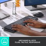 Teclado Mecânico Sem Fio Logitech MX Mechanical, Iluminação - Imagem 10