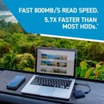 SSD Externo Portátil Crucial X6, 2TB, USB-C, Leitura 540MB/s - Imagem 7