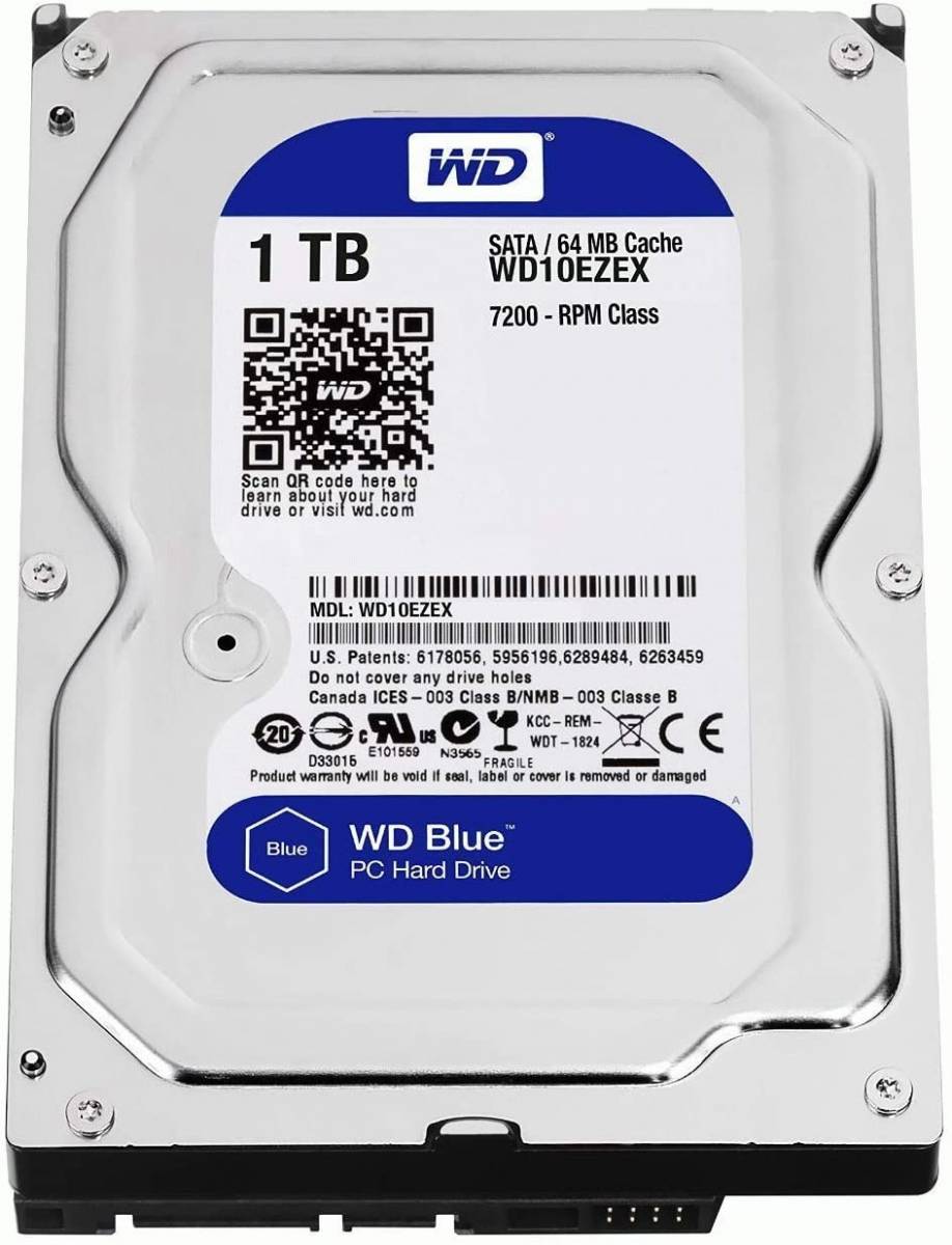 HD WD Blue, 1TB, 3.5´, SATA – WD10EZEX – Net Shop Informática