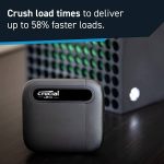 SSD Externo - 2TB, USB C, PC e Mac, X6 Series - Crucial - Imagem 3