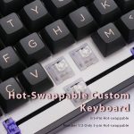 Teclado Bluetooth Gamer Mecânico Akko 3068B, Jelly Purple - Preto - Imagem 4