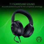 Fone Headset Gamer Razer Kraken X, P2, Console, PC Black/Green - Imagem 5