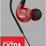 Fone de Ouvido E40 In Ear Vermelho VOKAL