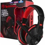 Fone de Ouvido Headset Gamer Scorpion H8321P 2XP2 Marvo H8321P