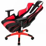 Cadeira Akracing XTRA CP-6 Black White Red Bigger 10260-9 - Imagem 3
