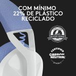 Headset Gamer Sem Fio Logitech G435, PC, PS4, PS5 - Branco/Azul - Imagem 4