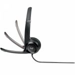 Headset Logitech H390 Áudio Digital em Couro USB Preto - Imagem 3