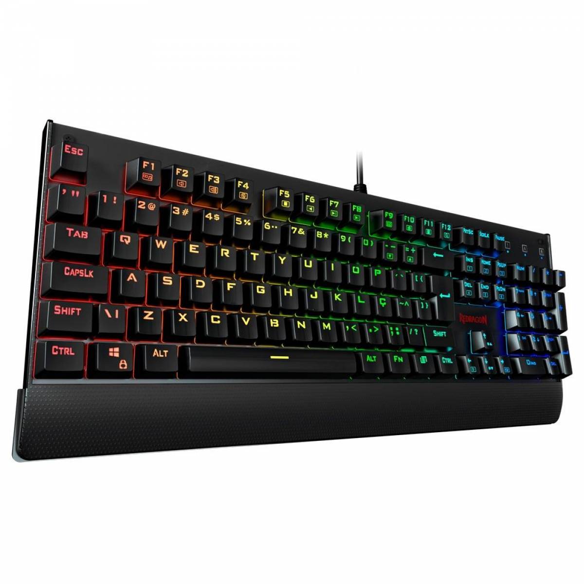 Teclado Mecânico Gamer Redragon Kala, RGB, Switch Outemu Brown, PT - K557 Teclado Mecânico Gamer Redragon Kala, RGB, Switch Outemu Brown, PT - K557 - Imagem 1