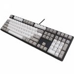 Teclado Gamer DUCKY CHANNEL Mecânico One Keycaps Cinza - Cherry Red