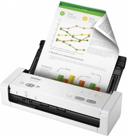 Scanner Portátil Brother USB, Wi-Fi - ADS-1250W