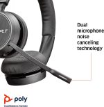 Fone de Ouvido Sem Fio Plantronics Serie Voyager 4320UC - Preto - Imagem 2