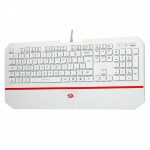 Teclado Membrana Redragon Karura 2, Apoio de Pulso, ABNT2, Branco