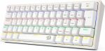 Teclado Mecânico Gamer Redragon Fizz, Rainbow, Brown, Branco - Imagem 6