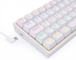 Teclado Mecânico Gamer Redragon Fizz, Rainbow, Brown, Branco - Imagem 2