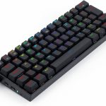 Teclado Mecânico Redragon Draconic Pro, RGB, Switch Brown, Preto