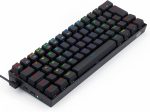 Teclado Mecânico Redragon Draconic Pro, RGB, Switch Red, Preto - Imagem 5