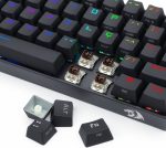 Teclado Mecânico Redragon Draconic Pro, RGB, Switch Red, Preto - Imagem 3