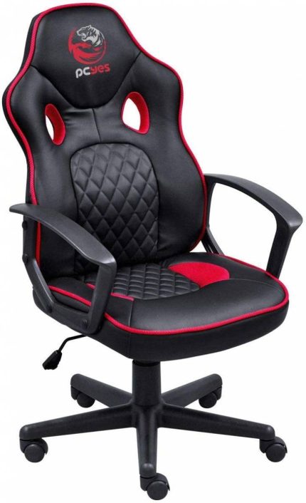 Cadeira Gamer Pcyes Mad Racer Sti Master - Preto/vermelho