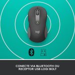 Mouse Logitech Signature M650, Silencioso, Bluetooth - Grafite - Imagem 4
