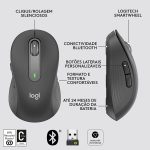 Mouse Logitech Signature M650, Silencioso, Bluetooth - Grafite - Imagem 5