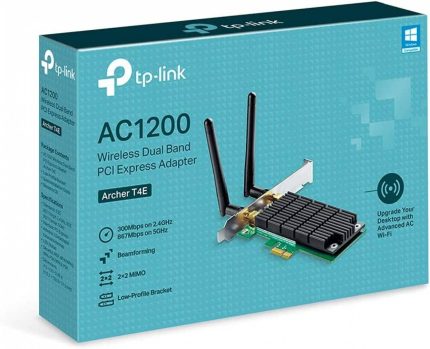 Placa De Rede Tp-link Ac1200 Wireless Dual Band, Pci Express T4e