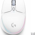 Mouse Gamer Sem Fio Logitech G705, RGB, Bluetooth, USB, Branco