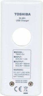 Carregador De Pilha Usb, Aa/aaa Min.2000 Mah C/2 - Toshiba - Imagem 3