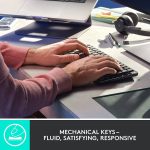 Teclado Mecânico Sem Fio Logitech MX Mechanical Mini, Bluetooth - Imagem 6