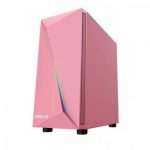 Gabinete Motospeed Hyrax, RGB, Lateral em Vidro, Rosa - HGB501P - Imagem 2