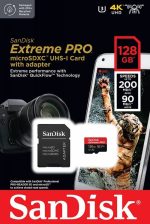 Cartão de Memória Sandisk microSD Extreme Pro 200MB/s leitura
