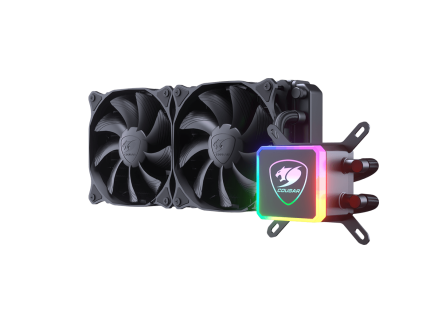 Water Cooler Gamer Cougar Aqua 240, RGB 240mm, Intel-AMD, 3MAQU24