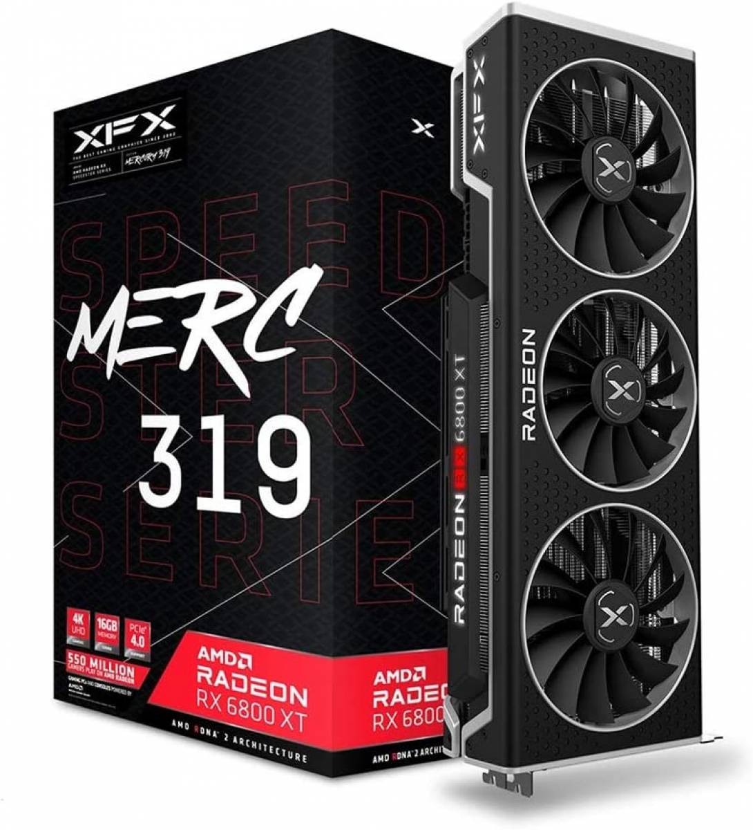 XFX Radeon RX 6800 XT AMD グラボ Placa de vídeo amd Rx6800xt 16gb Gddr6, Rx68xtacbd9 Xfx – Net Shop