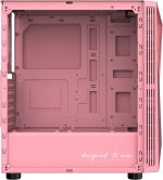 Gabinete Motospeed Hyrax, RGB, Lateral em Vidro, Rosa - HGB501P - Imagem 4
