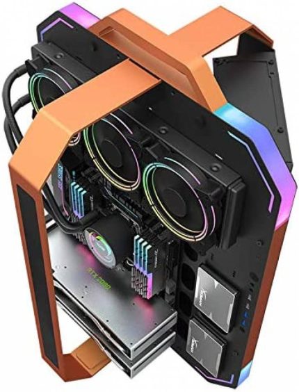 Gabinete Gamer Darkflash Blade-x Aberto