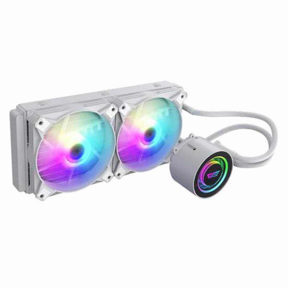 Water Cooler Darkflash Twister Dx240 240mm - Branco Water Cooler Darkflash Twister Dx240 240mm - Branco - Imagem 1