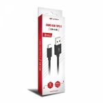 CABO USB-USB C 2M 3A CB-C20BK C3TECH - Preto - Imagem 3