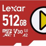 Cartão de memória Lexar gaming 150MB/S C10 (LMSPLAY512G-BNNNU)