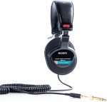 Fone de ouvido Sony MDR-7506 com fio, preto - Imagem 4