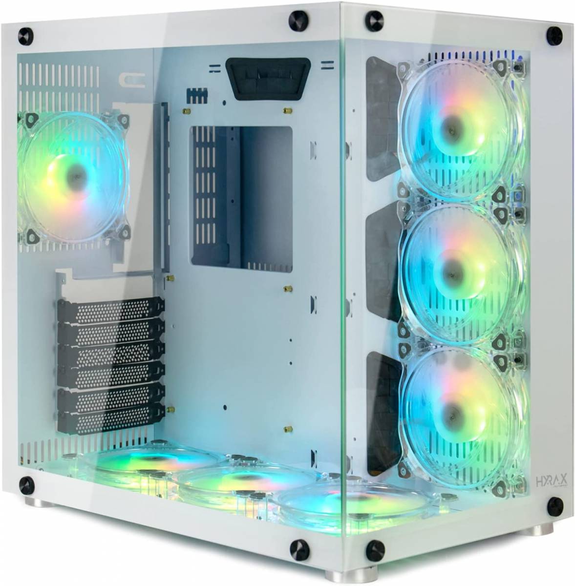 Gabinete Gamer Motospeed Hyrax HGB700, Lateral em Vidro, Branco Gabinete Gamer Motospeed Hyrax HGB700, Lateral em Vidro, Branco - Imagem 1