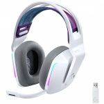 Headset Gamer Sem Fio Logitech G733 RGB Lightsync, 7.1 - Branco