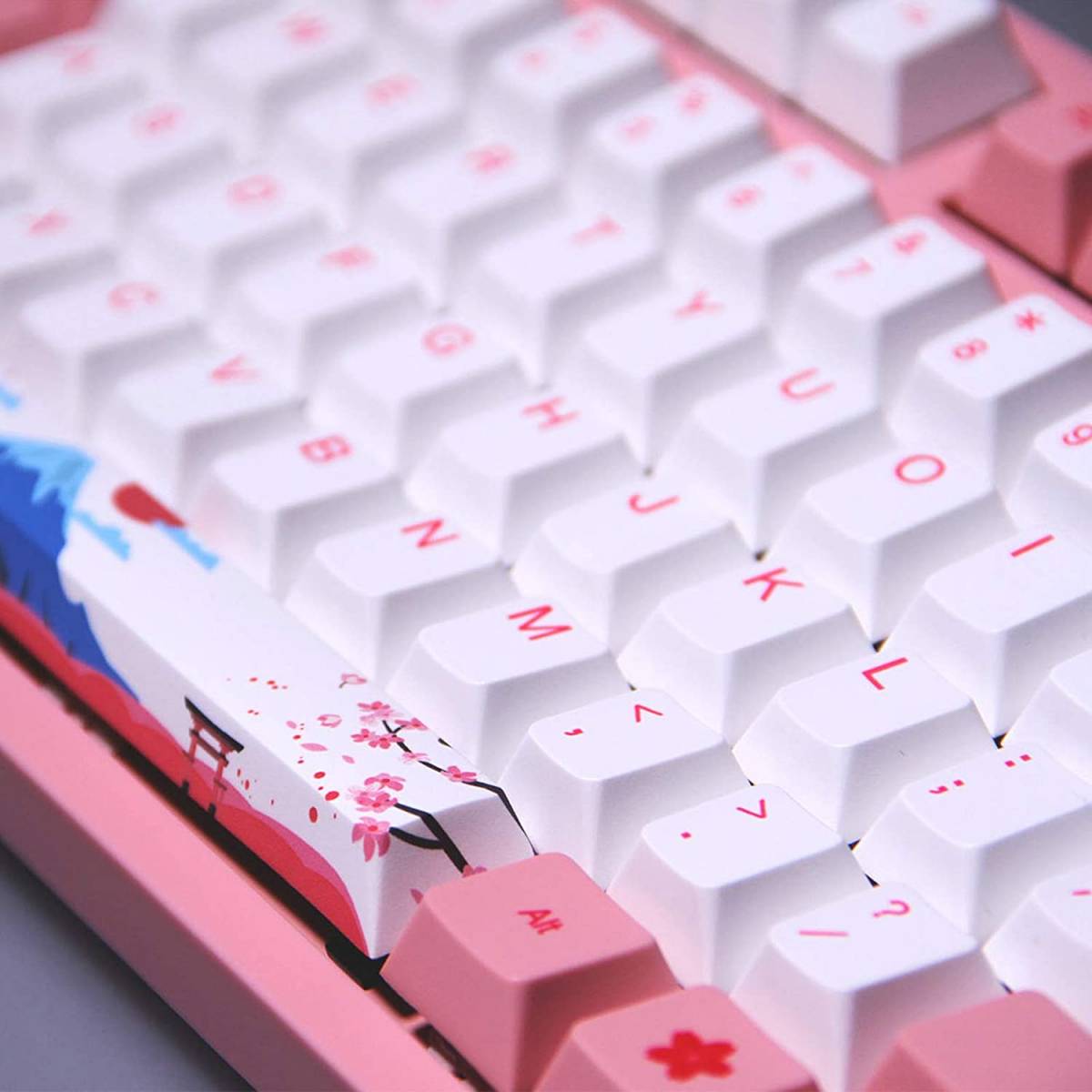 Teclado Mecânico Gamer Akko World Tour Tokyo R1, Orange, Rosa Teclado Mecânico Gamer Akko World Tour Tokyo R1, Orange, Rosa - Imagem 1