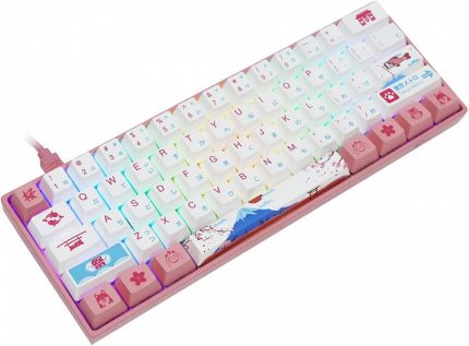 Teclado Mecânico Gamer Akko 3061S World Tour Tokyo OSA R2, Purple